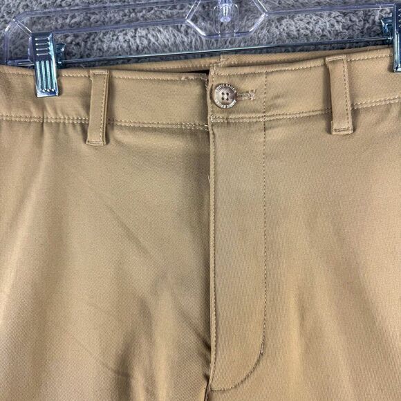 Eddie Bauer Outdoor Pants Mens 38x32 Tan‎ Golf Golfer Fish Fishing Casual Khakis - Picture 5 of 16